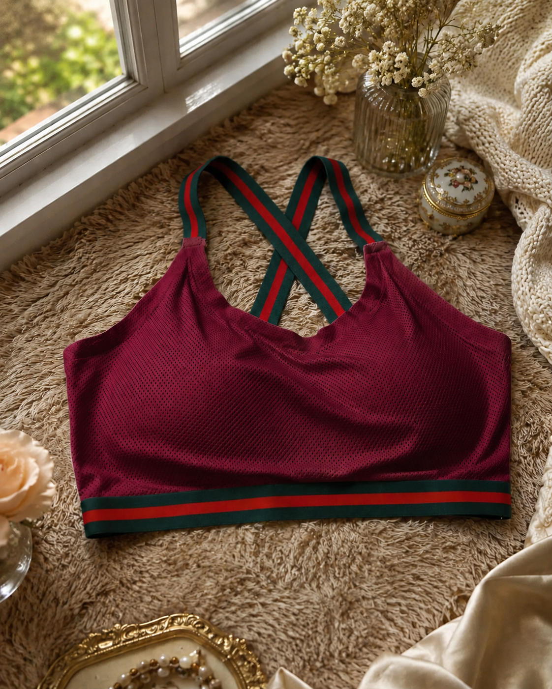 (Pack of 3) Cross Strap Sports Form Padded Bra - Image 4